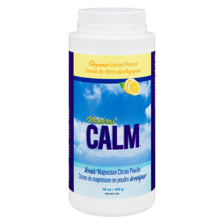 Natural Calm Magnesium Citrate Powder - Lemon - 454 g