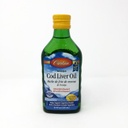 Wild Norwegian Cod Liver Oil - Lemon 1,100 mg omega-3s - 250 ml