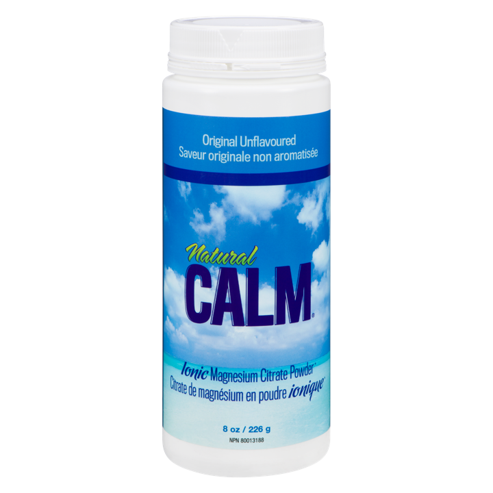 Natural Calm Magnesium Citrate Powder - Plain - 226 g