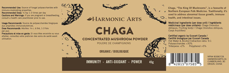 Chaga Dual Extracted Mushroom - 45 g