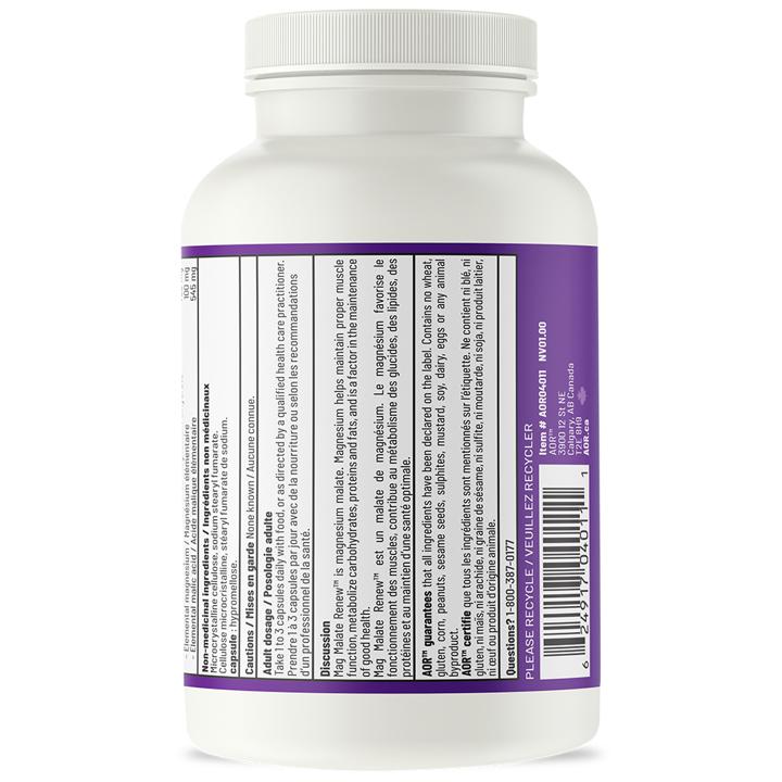 Mag Malate Renew - 793 mg - 120 veggie capsules