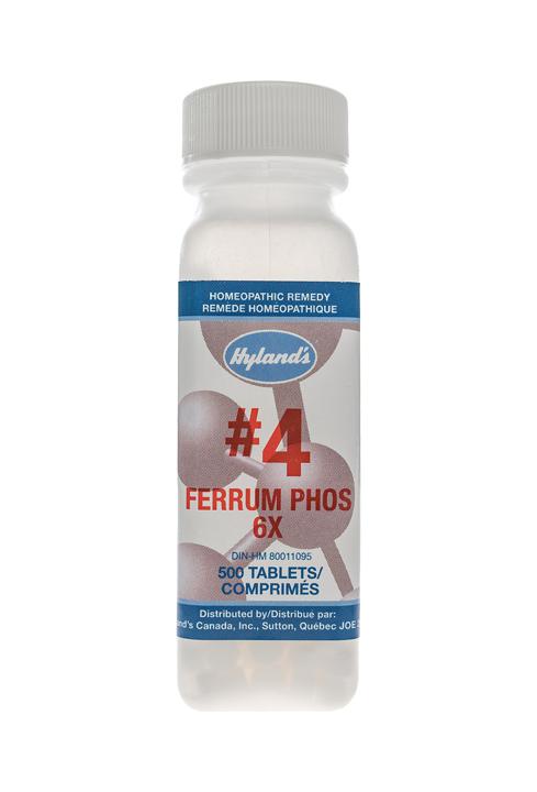 #4 Ferrum Phos. - 6X - 500 tablets