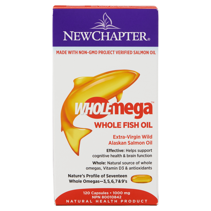 Wholemega - 1,000 mg - 120 soft gels