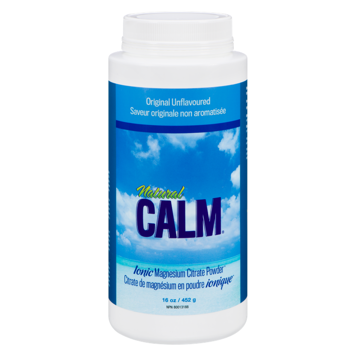 Natural Calm Magnesium Citrate Powder - Plain - 454 g