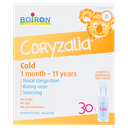 Coryzalia 1 month - 11 Years - 30 x 1 ml