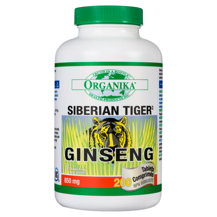 Siberian Tiger Ginseng - 500 mg - 200 tablets