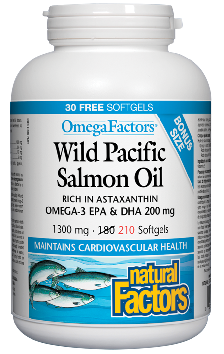 Wild Pacific Salmon Oil - 1,000 mg