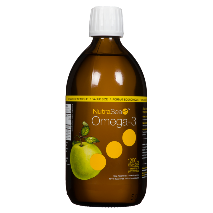 Omega-3 - Crisp Apple 1,000 IU Vit D, 1,250 mg EPA + DHA