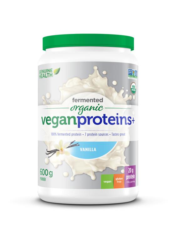 Fermented Organic Vegan Proteins+ - Vanilla