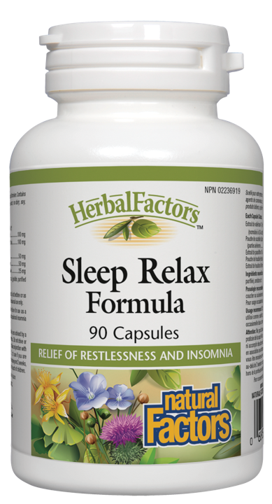 HerbalFactors Sleep Relax Formula - 90 capsules