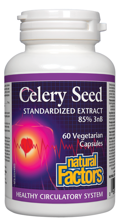 Celery Seed - 85% 3nB - 60 veggie capsules