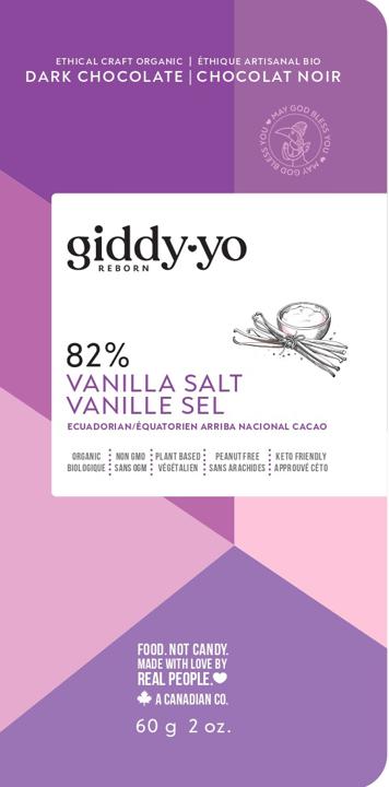Chocolate Bar - Vanilla Salt 82%