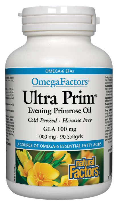 OmegaFactors Ultra Prim Evening Primrose Oil - 1,000 mg