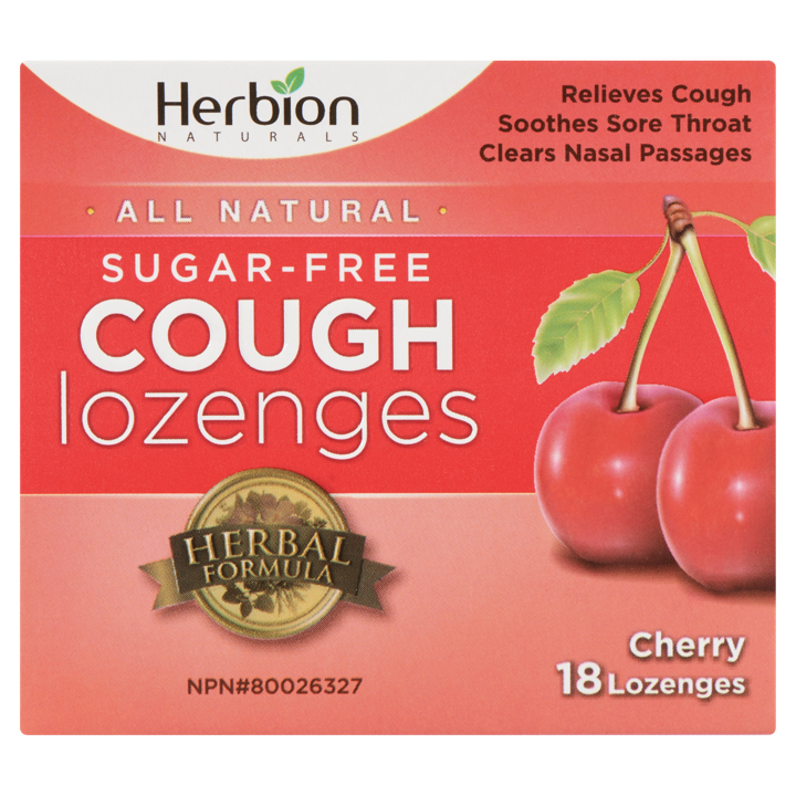 Sugar Free Cough Lozenges - Cherry