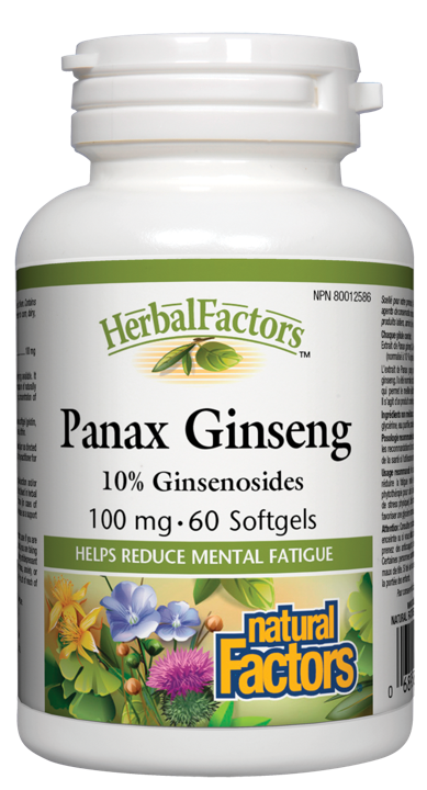 HerbalFactors Panax Ginseng - 100 mg
