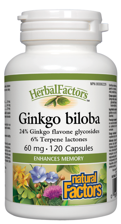 HerbalFactors Ginkgo Biloba - 60 mg