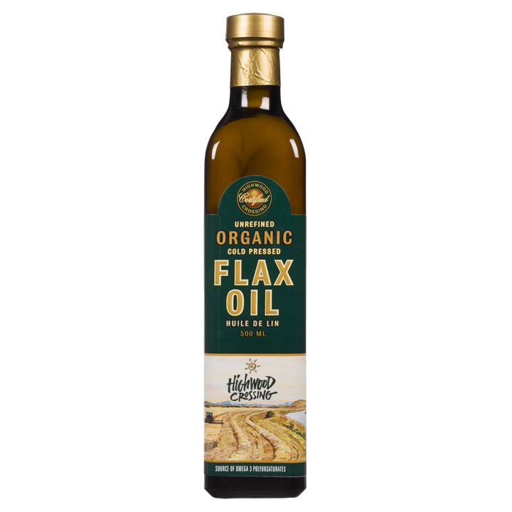 Cold-Pressed Organic Flax Oil