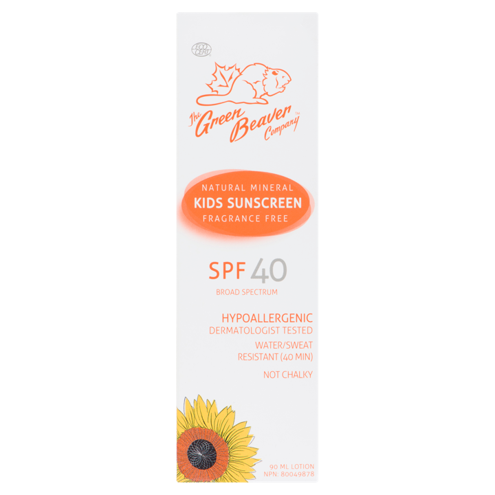 Natural Mineral Kids Sunscreen Lotion - SPF 40