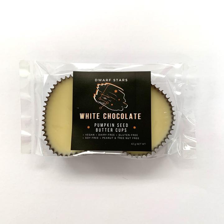Pumpkin Seed Butter Cups - White Chocolate - 42 g
