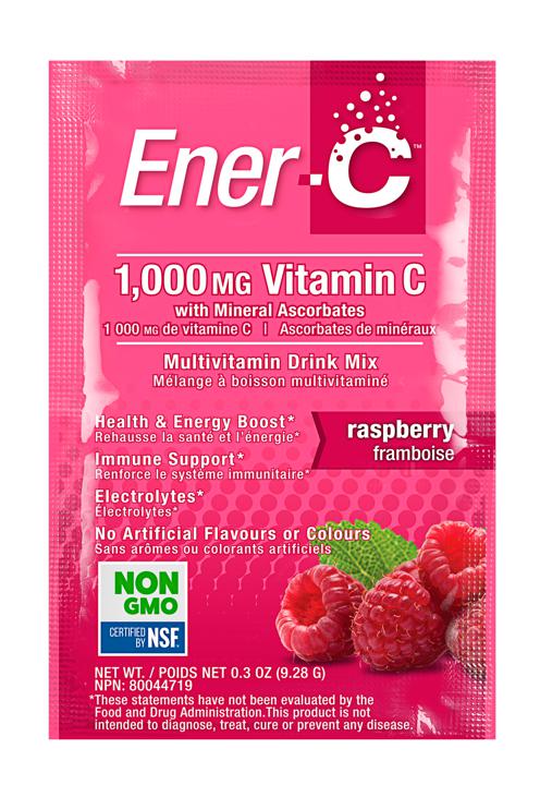 Vitamin C Effervescent Powdered Drink Mix - Raspberry 1,000 mg