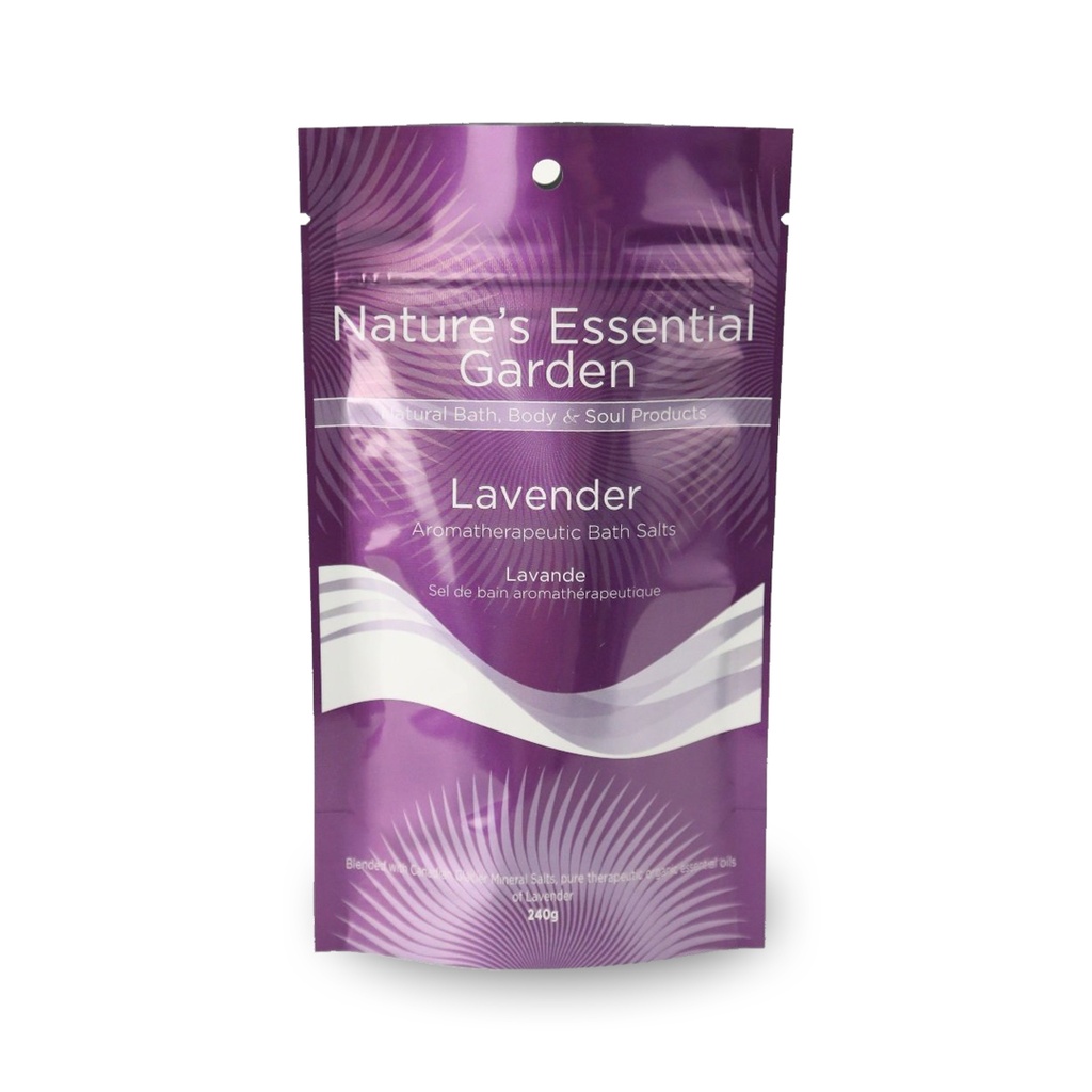 Aromatherapeutic Bath Salts - Lavender - 240 g