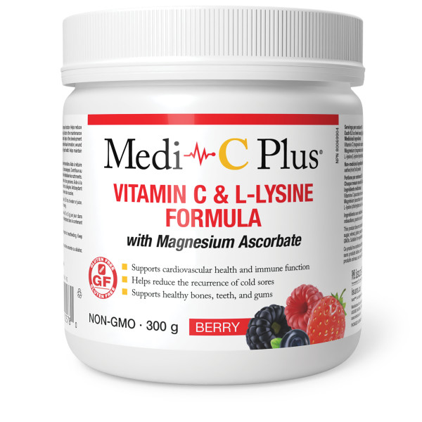 Medi-C Plus - Vitamin C and L-Lysine FormulaBerry