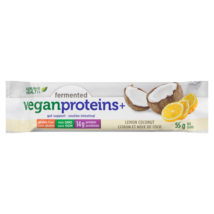 Fermented Vegan Protein Bar - Lemon Coconut - 55 g