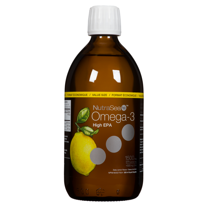 Omega-3 High EPA - Zesty Lemon 1,500 mg EPA + 500 mg DHA