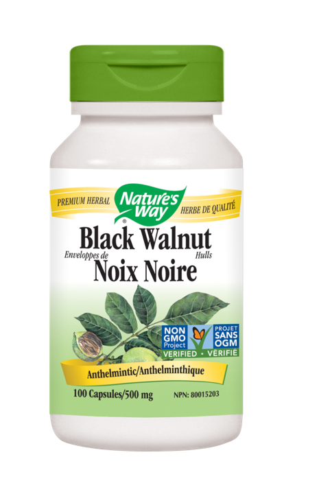 Black Walnut Hulls - 500 mg