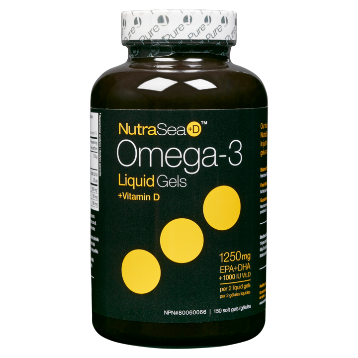 Omega-3 - Mint 1,000 IU Vit D, 1,250 mg EPA + DHA