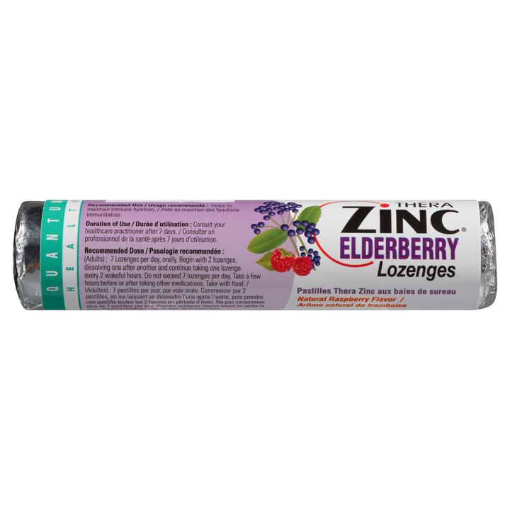 TheraZinc Elderberry - Raspberry
