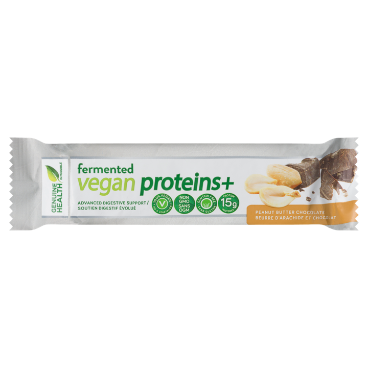 Fermented Vegan Protein Bar - Peanut Butter Chocolate
