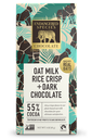 Chocolate Bar - Oat Milk Rice Crisps + Dark Chocolate 55% Cocoa