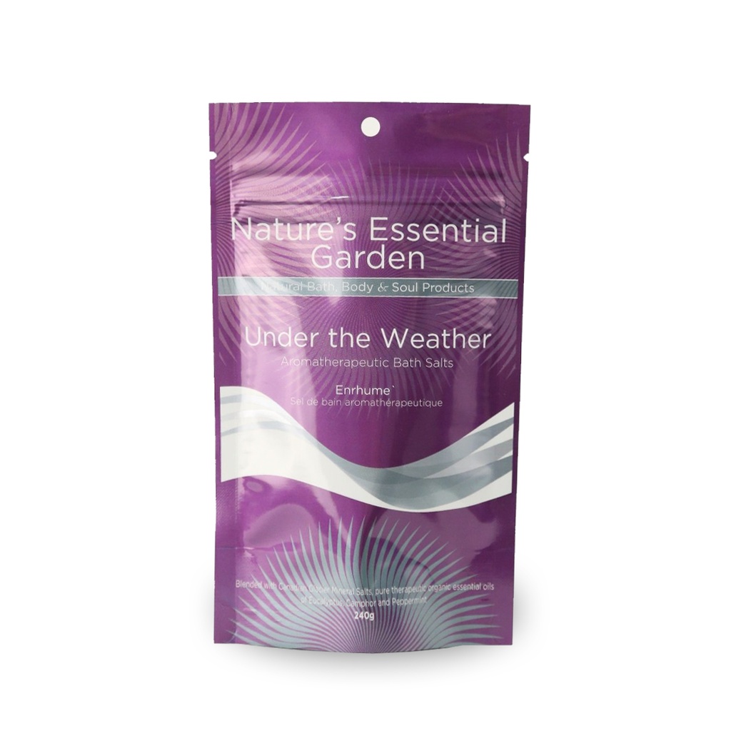 Aromatherapeutic Bath Salts - Under the Weather - 240 g