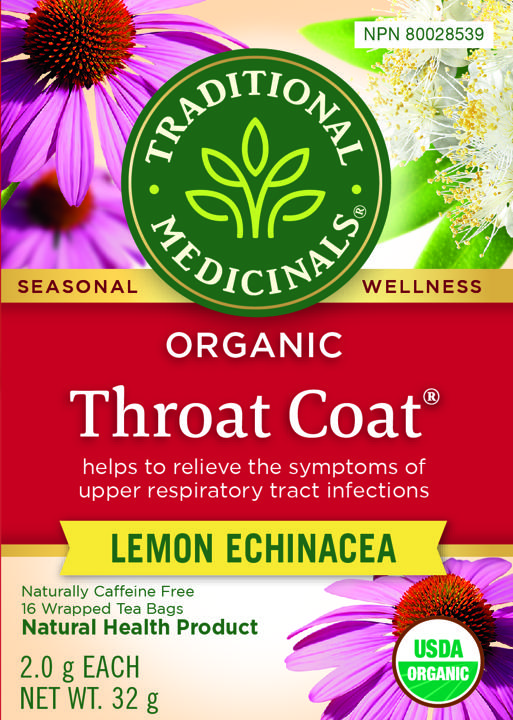 Throat Coat Lemon Echinacea Herbal Tea