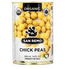 Canned Chickpeas Organic