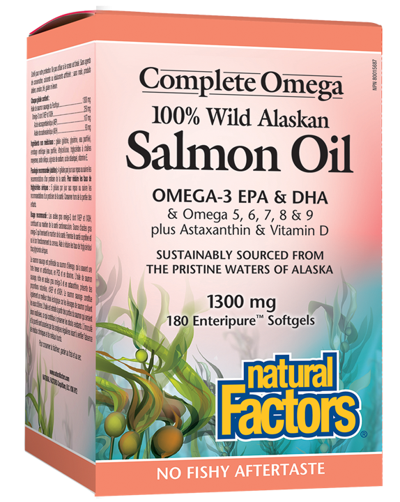 Wild Alaskan Salmon Oil - 1,300 mg
