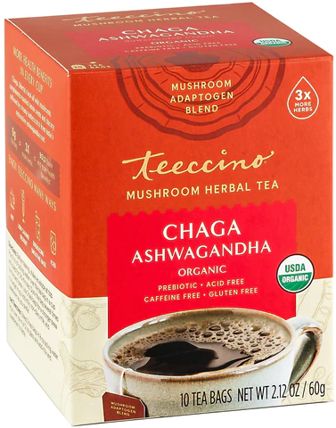 Mushroom Herbal Tea - Chaga Ashwagandha Butterscotch Cream