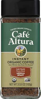 Organic Instant Coffee - Fair Trade Medium Roast