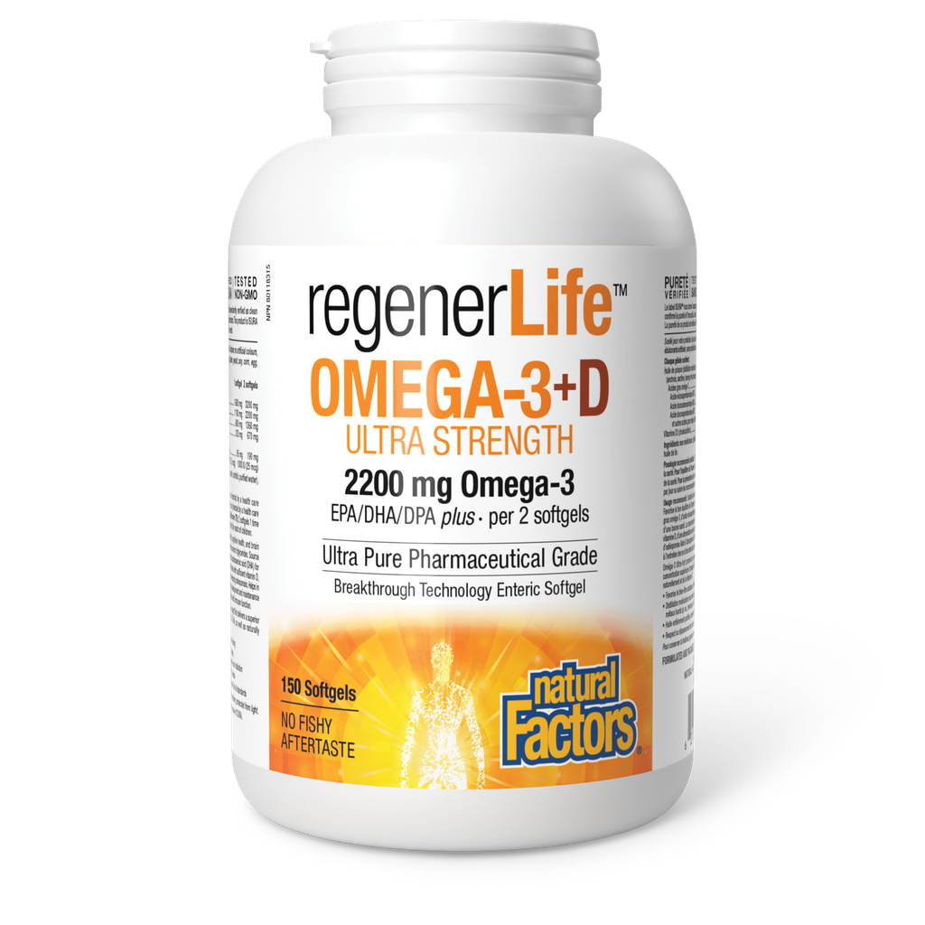 RegenerLife Omega 3+D Ultra Strength