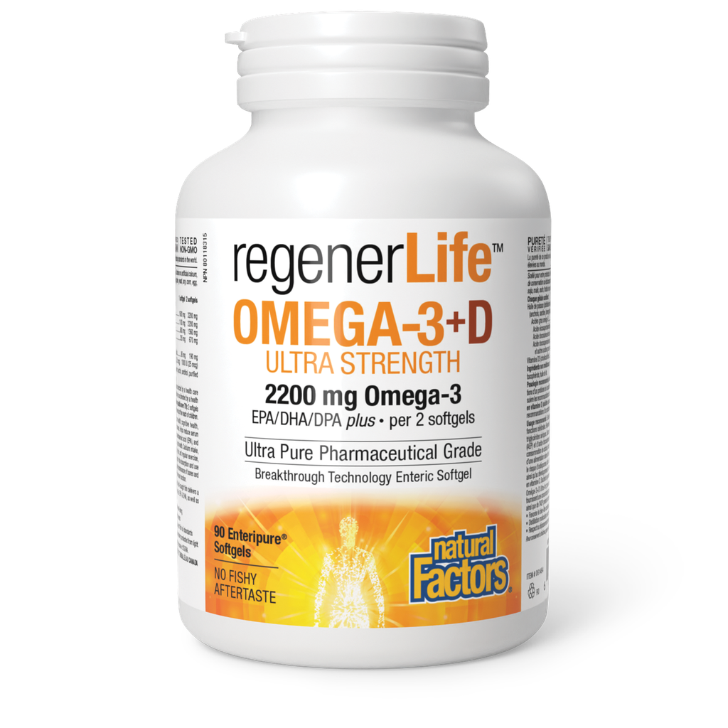 RegenerLife Omega 3+D Ultra Strength