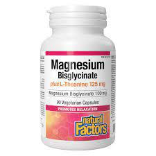 Magnesium Bisglycinate 100mg plus L Theanine 125mg
