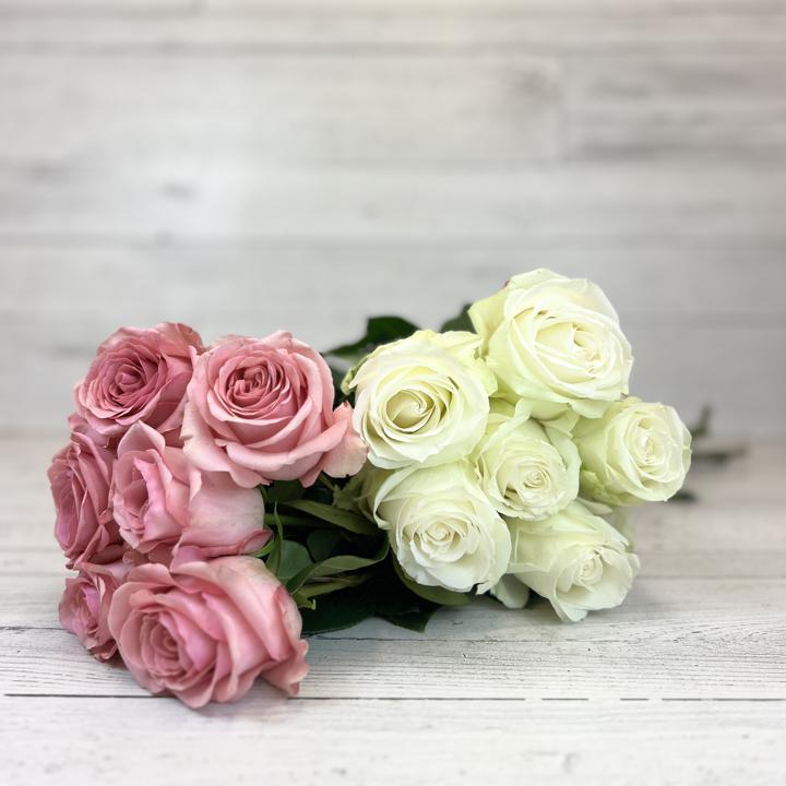 6 Stem Rose Bunch FT