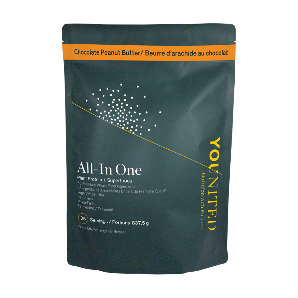 AIO Organic Plant Protein and Superfood Chocolate Peanut Butter