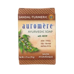 [11107699] Ayurvedic Bar Soap Sandal Turmeric