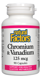 [10007257] Chromium Vanadium - 125 mcg - 90 capsules