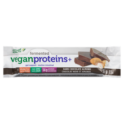 [10954100] Fermented Vegan Protein Bar - Dark Chocolate Almond - 55 g