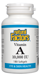 [10007181] Vitamin A 10000IU - 180 soft gels