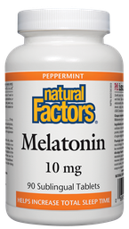 [10464500] Melatonin - Peppermint 10 mg - 90 sublingual tablets