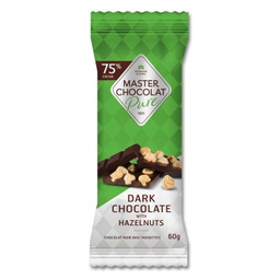 [11012470] Chocolate Bar - Dark Chocolate with Hazelnuts - 60 g